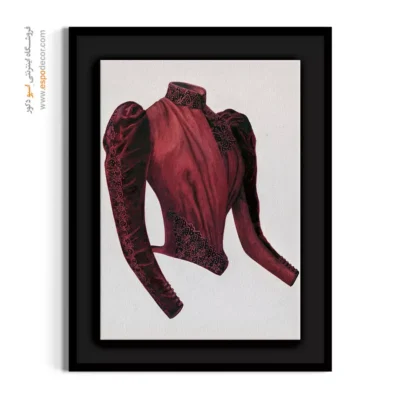 تابلو استایل خاص زنانه برای بوتیک لباس - پیانوفورته اثر کارتیه – تابلو فشن - اسپو دکور