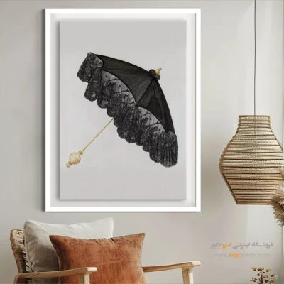 تابلو دخترانه فشن خاص برای علاقهمندان به مد - چتر1941 – تابلو فشن - اسپو دکور