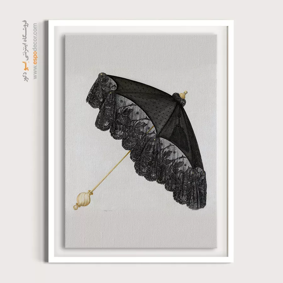 تابلو دخترانه فشن خاص برای علاقهمندان به مد - چتر1941 – تابلو فشن - اسپو دکور