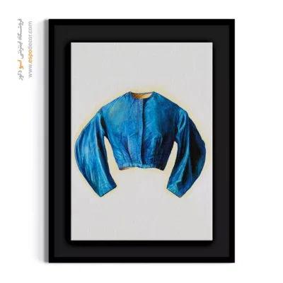 تابلو لباس شب شیک برای هدیه خاص - کت ابریشمی – تابلو فشن - اسپو دکور