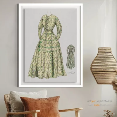 تابلو ژورنال مد زنانه برای علاقه‌مندان به مد - مد دهه 1930 – تابلو فشن - اسپو دکور