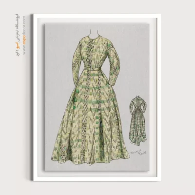 تابلو ژورنال مد زنانه برای علاقه‌مندان به مد - مد دهه 1930 – تابلو فشن - اسپو دکور