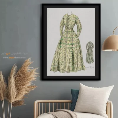 تابلو ژورنال مد زنانه برای علاقه‌مندان به مد - مد دهه 1930 – تابلو فشن - اسپو دکور