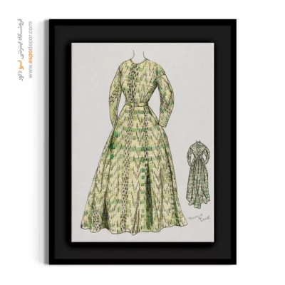 تابلو ژورنال مد زنانه برای علاقه‌مندان به مد - مد دهه 1930 – تابلو فشن - اسپو دکور