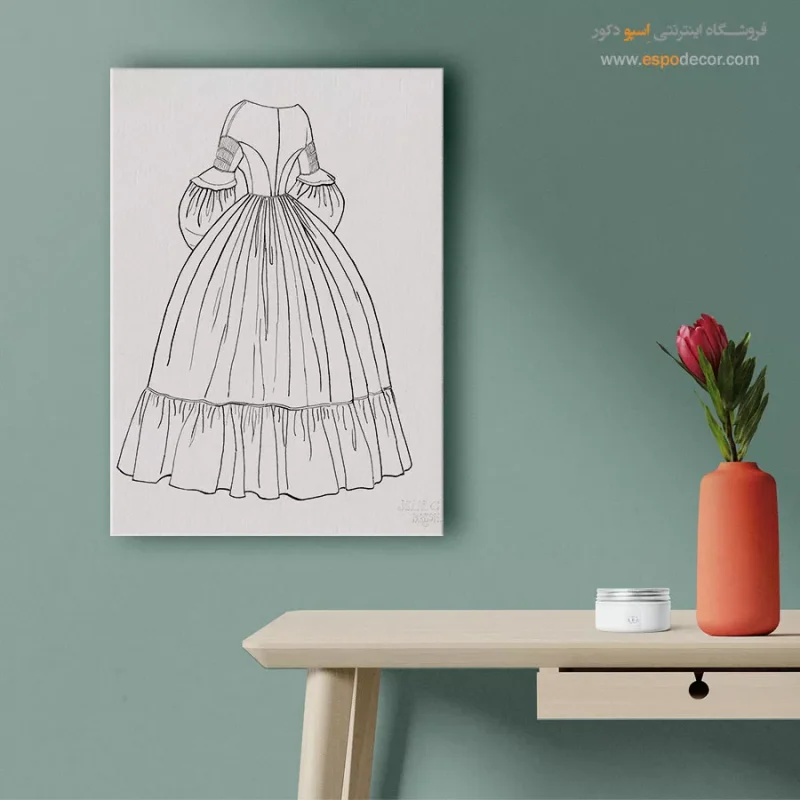 تابلو مدرن با کیفیت چاپ بالا برای طراحان لباس