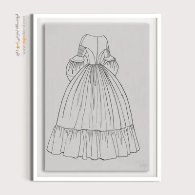تابلو مدرن با کیفیت چاپ بالا برای طراحان لباس - لباس کودک – تابلو فشن - اسپو دکور