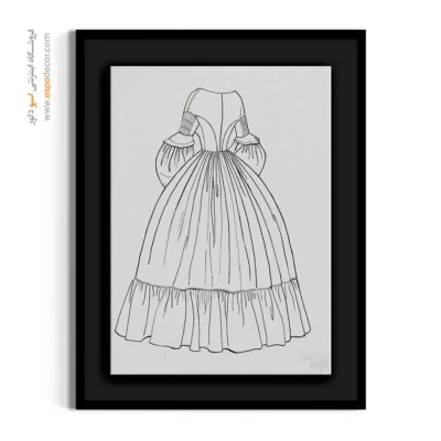 تابلو مدرن با کیفیت چاپ بالا برای طراحان لباس - لباس کودک – تابلو فشن - اسپو دکور