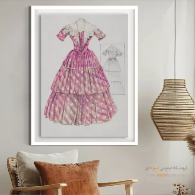 تابلو فشن برای بوتیک لباس - مری برنر – تابلو فشن - اسپو دکور