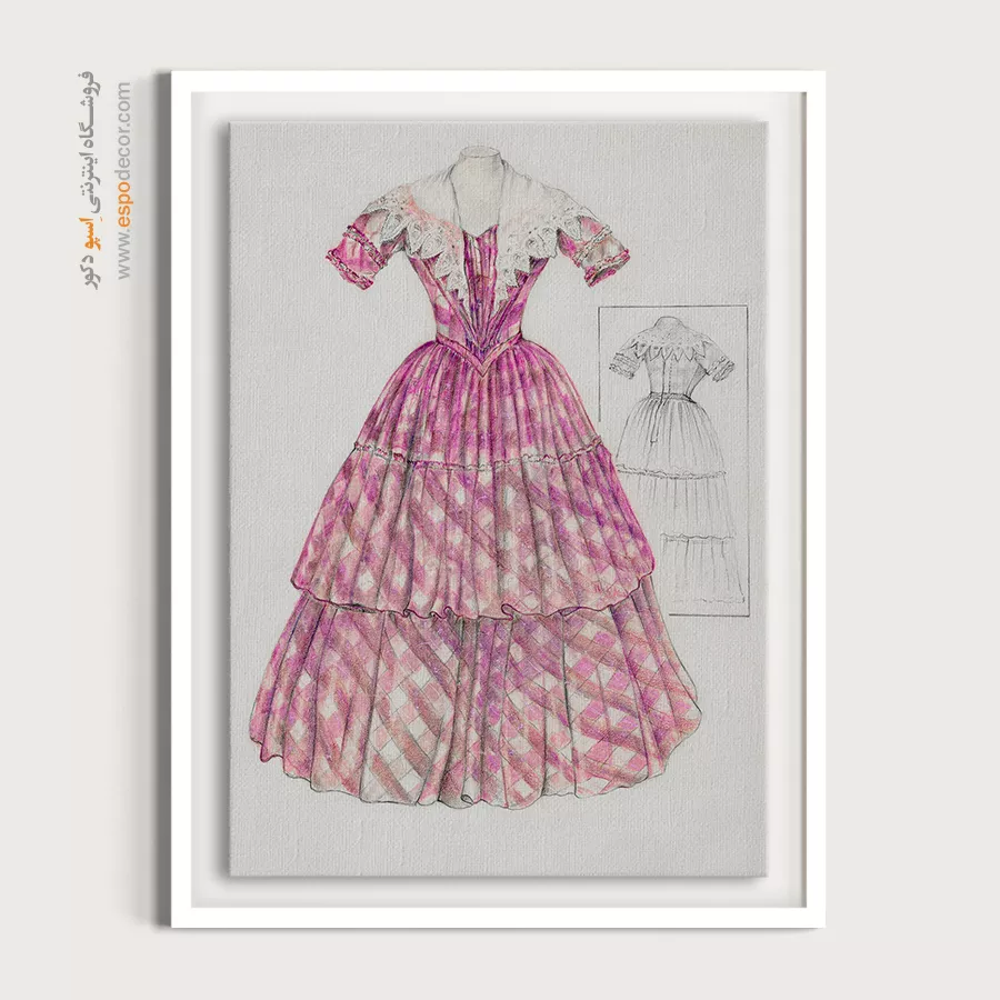 تابلو فشن برای بوتیک لباس - مری برنر – تابلو فشن - اسپو دکور