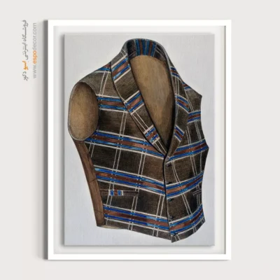 تابلو مانکن کلاسیک برای مزون - جلیقه 1935 – تابلو فشن - اسپو دکور