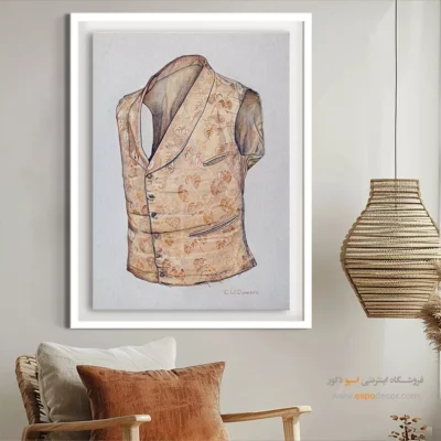 خرید تابلو فشن دخترانه برای علاقه‌مندان به مد - جلیقه فرانسوی – تابلو فشن - اسپو دکور