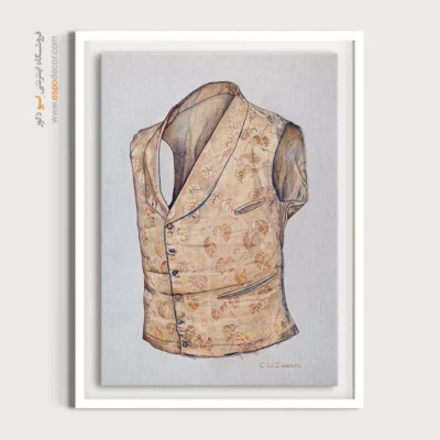 خرید تابلو فشن دخترانه برای علاقه‌مندان به مد - جلیقه فرانسوی – تابلو فشن - اسپو دکور