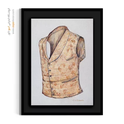 خرید تابلو فشن دخترانه برای علاقه‌مندان به مد - جلیقه فرانسوی – تابلو فشن - اسپو دکور