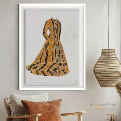 تابلو فشن دخترانه شیک برای طراحان لباس - لباس مجلسی 1936 – تابلو فشن - اسپو دکور