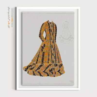 تابلو فشن دخترانه شیک برای طراحان لباس - لباس مجلسی 1936 – تابلو فشن - اسپو دکور