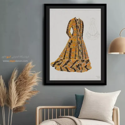 تابلو فشن دخترانه شیک برای طراحان لباس - لباس مجلسی 1936 – تابلو فشن - اسپو دکور