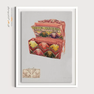تابلو بوتیک لباس خلاقانه برای علاقه‌مندان به مد - کیف پول – تابلو فشن - اسپو دکور