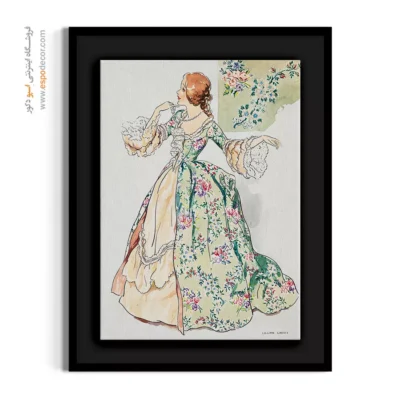 تابلو شو لباس کلاسیک برای مزون - زن ویکتوریایی – تابلو فشن - اسپو دکور