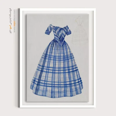 تابلو مدرن لاکچری برای دکوراسیون - لباس 1942 – تابلو فشن - اسپو دکور