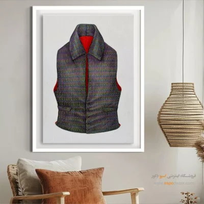 تابلو هنری فشن جدید برای دکور خانه - جلیقه مردانه 1840 – تابلو فشن - اسپو دکور
