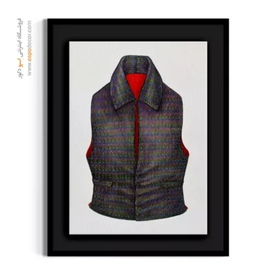 تابلو هنری فشن جدید برای دکور خانه - جلیقه مردانه 1840 – تابلو فشن - اسپو دکور