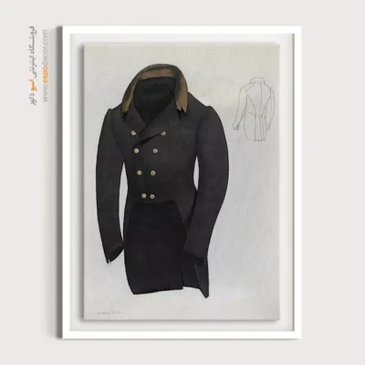 تابلو طراحی لباس زنانه شیک برای دیوار پذیرایی - اسکات – تابلو فشن - اسپو دکور