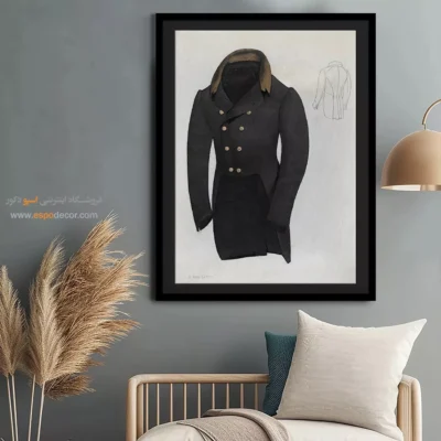 تابلو طراحی لباس زنانه شیک برای دیوار پذیرایی - اسکات – تابلو فشن - اسپو دکور
