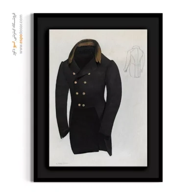 تابلو طراحی لباس زنانه شیک برای دیوار پذیرایی - اسکات – تابلو فشن - اسپو دکور