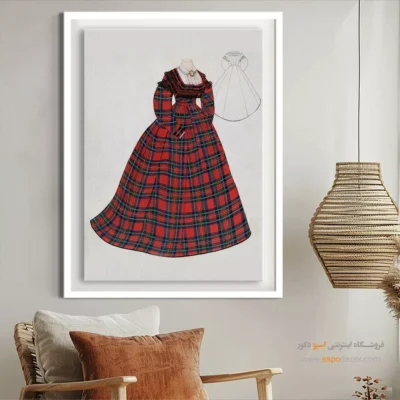 تابلو استایل خاص برای اتاق خواب مدرن - هدویگ امانوئل – تابلو فشن - اسپو دکور