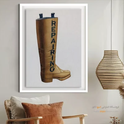 تابلو هنری فشن مدرن برای اتاق دخترانه - تعمیر – تابلو فشن - اسپو دکور