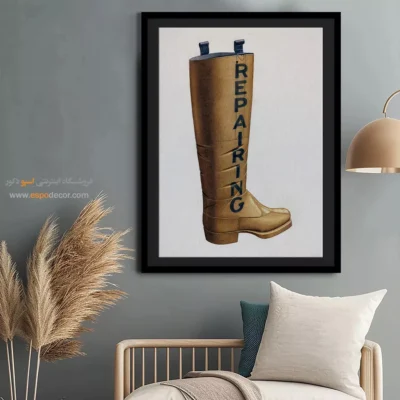 تابلو هنری فشن مدرن برای اتاق دخترانه - تعمیر – تابلو فشن - اسپو دکور