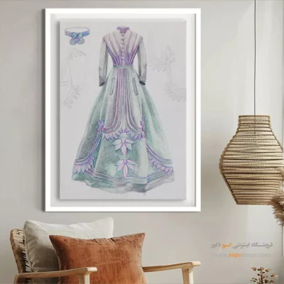 تابلو استایل خاص رنگی برای دکور خانه - ابریشمی – تابلو فشن - اسپو دکور