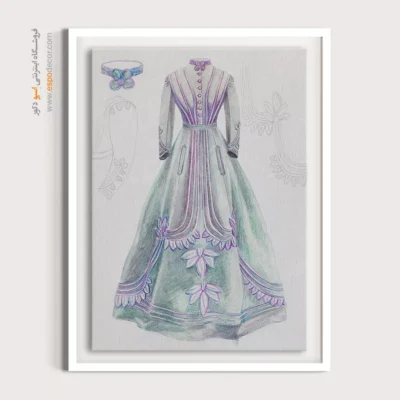 تابلو استایل خاص رنگی برای دکور خانه - ابریشمی – تابلو فشن - اسپو دکور