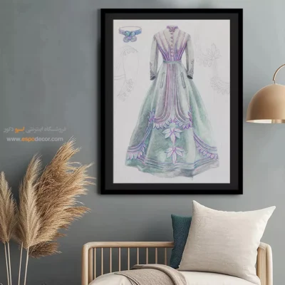 تابلو استایل خاص رنگی برای دکور خانه - ابریشمی – تابلو فشن - اسپو دکور