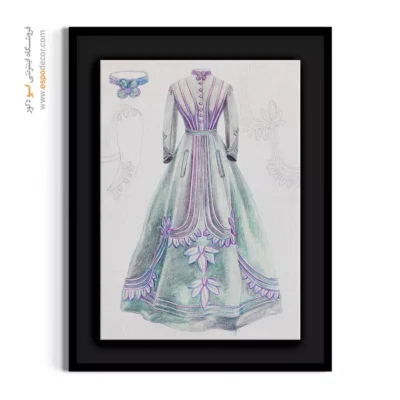 تابلو استایل خاص رنگی برای دکور خانه - ابریشمی – تابلو فشن - اسپو دکور