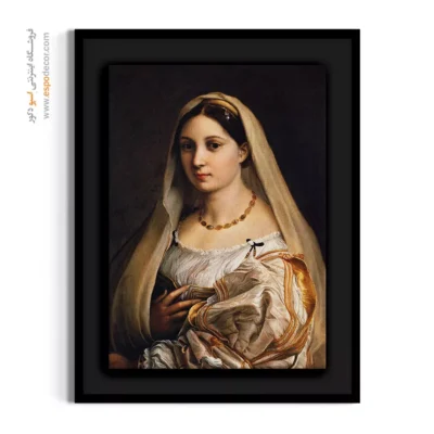 تابلو هنری فشن دخترانه برای دیوار اتاق - زن با حجاب – تابلو فشن - اسپو دکور