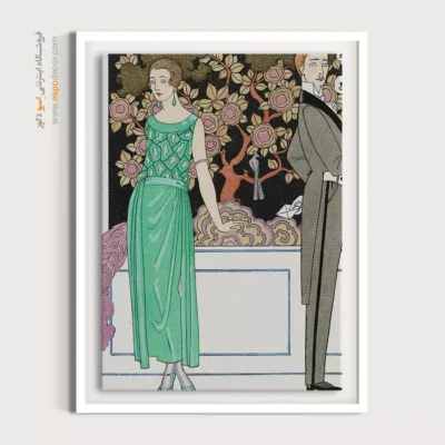 تابلو لباس خلاقانه برای دیوار اتاق - بی پروایی – تابلو فشن - اسپو دکور