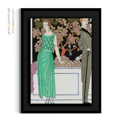 تابلو لباس خلاقانه برای دیوار اتاق - بی پروایی – تابلو فشن - اسپو دکور