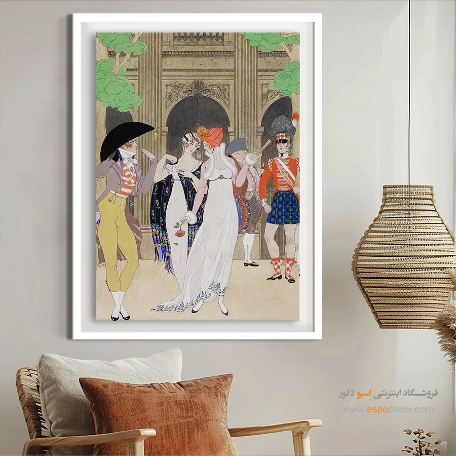 خرید تابلو بوتیک - کاخ رویال – تابلو فشن - اسپو دکور