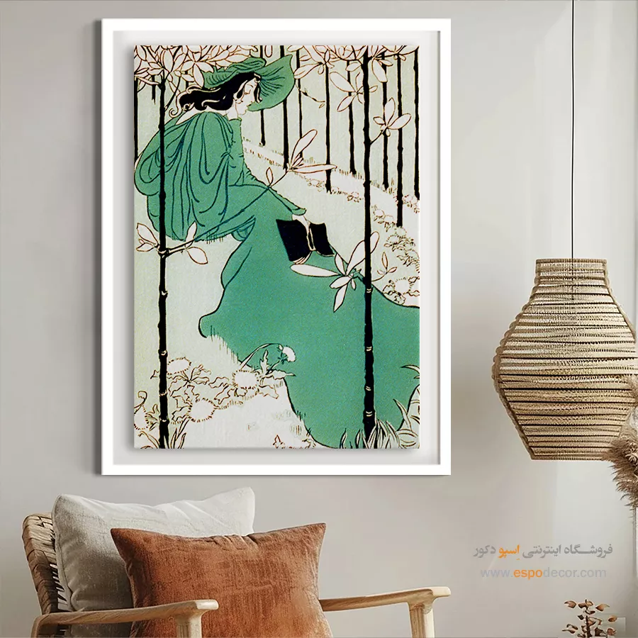 تابلو لباس مجلسی زنانه برای مزون - خانه درختان – تابلو فشن - اسپو دکور