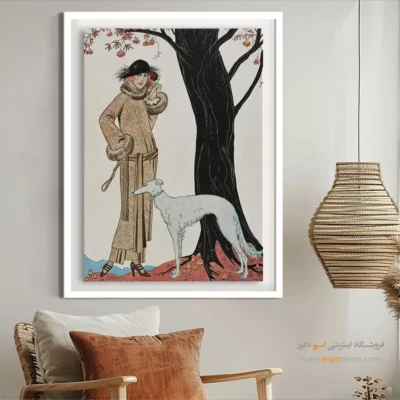 تابلو خاص برای علاقه‌مندان به مد - سمفونی پاییز – تابلو فشن - اسپو دکور