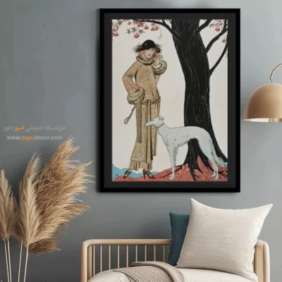 تابلو خاص برای علاقه‌مندان به مد - سمفونی پاییز – تابلو فشن - اسپو دکور