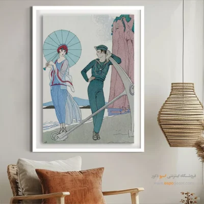 تابلو مانکن زن برای سالن زیبایی - عاشقانه بدون کلام – تابلو فشن - اسپو دکور