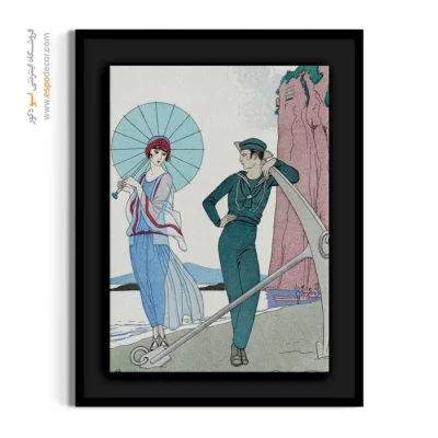 تابلو مانکن زن برای سالن زیبایی - عاشقانه بدون کلام – تابلو فشن - اسپو دکور