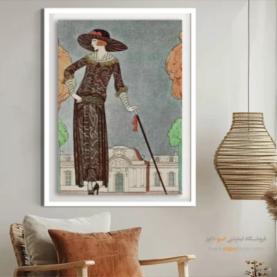 تابلو استایل خیابانی - لباس بعد از ظهر – تابلو فشن - اسپو دکور