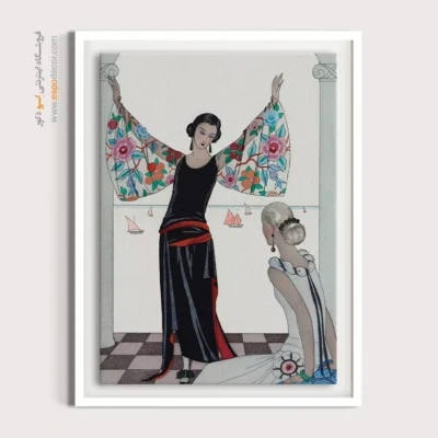 خرید تابلو لباس مجلسی - اینجا بال های من است – تابلو فشن - اسپو دکور