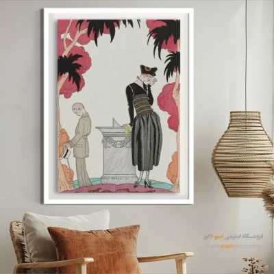 تابلو لاکچری فشن خاص برای اتاق نوجوان - ساعت آفتابی – تابلو فشن - اسپو دکور