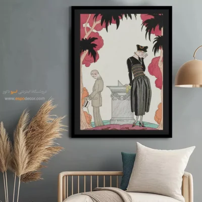 تابلو لاکچری فشن خاص برای اتاق نوجوان - ساعت آفتابی – تابلو فشن - اسپو دکور