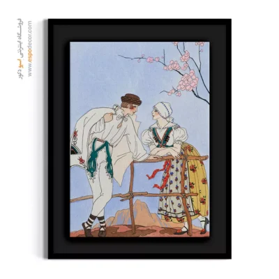 تابلو لاکچری فشن زنانه برای مزون - حرف عاشقانه – تابلو فشن - اسپو دکور