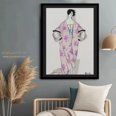 تابلو لباس فانتزی - تردید – تابلو فشن - اسپو دکور